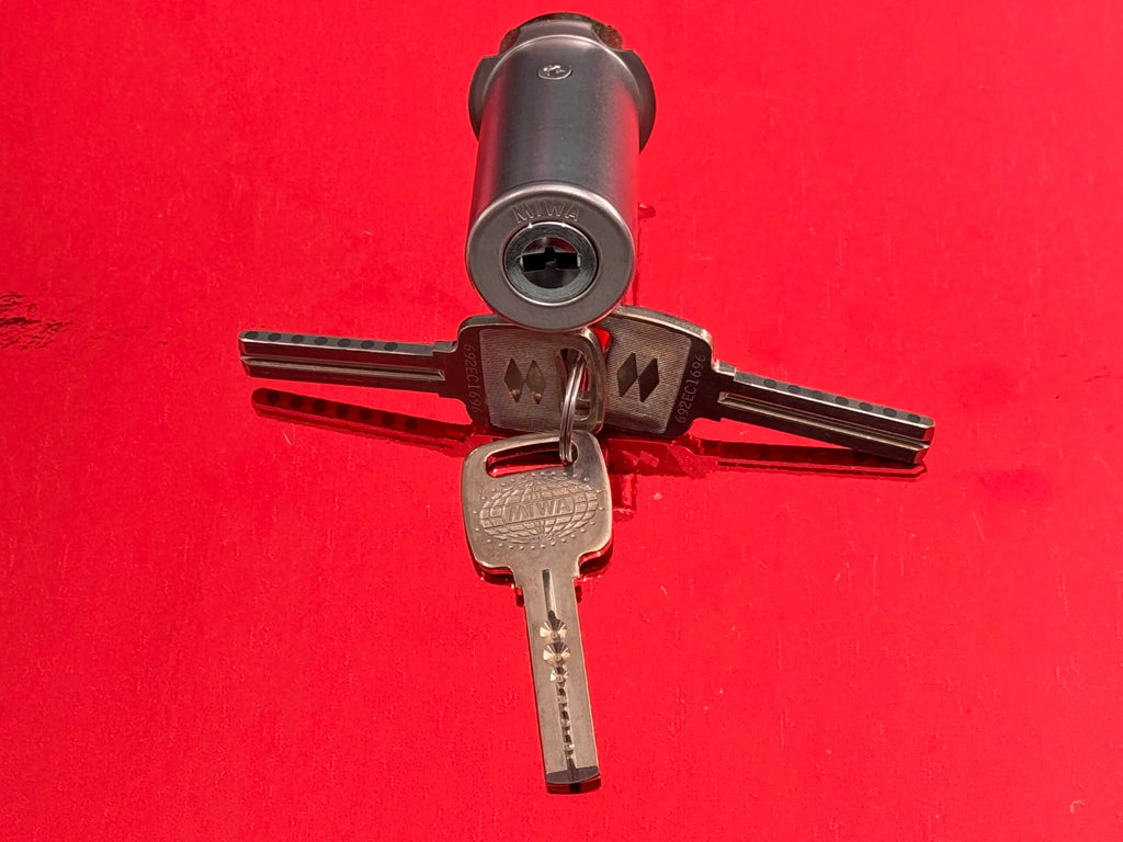 Miwa E6 Lock Cylinder - Red Belt